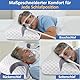 Hypuno CPAP-Kissen für Seitenschläfer reduziert Luftauslässe und Druck der Maske - Memory Foam Kissen geeignet für Schlafapnoe und CPAP-Maskenbenutzer - Nackenstützkissen für Seite, Rücken und Bauch