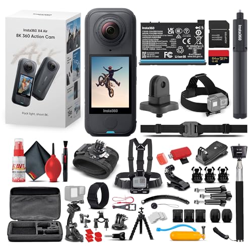 Insta360 X4 Air Cámara 360 8K Dual Lente Resistente Agua miniatura 1