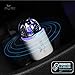 Car Air Purifier 3in1 Premium Stainless Steel HEPA Filter Ionizer w/Dual USB Quick Charge 3.0 USB-Eliminate Allergens Odor Smell, Smoke, Pets, Pollen Mold Bacteria w/Anti-Microbial Deodorizer (White)