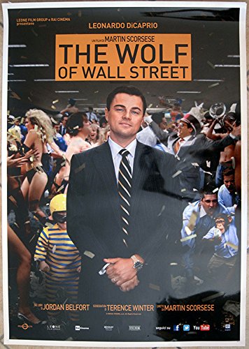Poster Le Loup de Wall Street original Leonardo di Caprio cadeau idéal pour cinéphile
