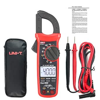 UNI-T UT201+ Digital Clamp Multimeter True RMS Clamp Meter DC/AC ...