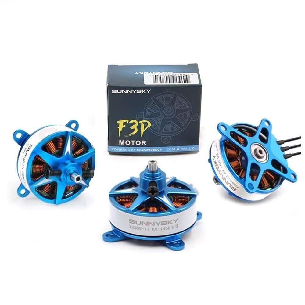 X2305 2350 1450KV 1620KV 1850KV silnik bezszczotkowy 2~3S Lipo 15-20A ESC dla SUNNYSKY do GWS9050/GWS8043 Prop RC F3P 3D samolot stałoskrzydłowy (4 szt. 1850KV)