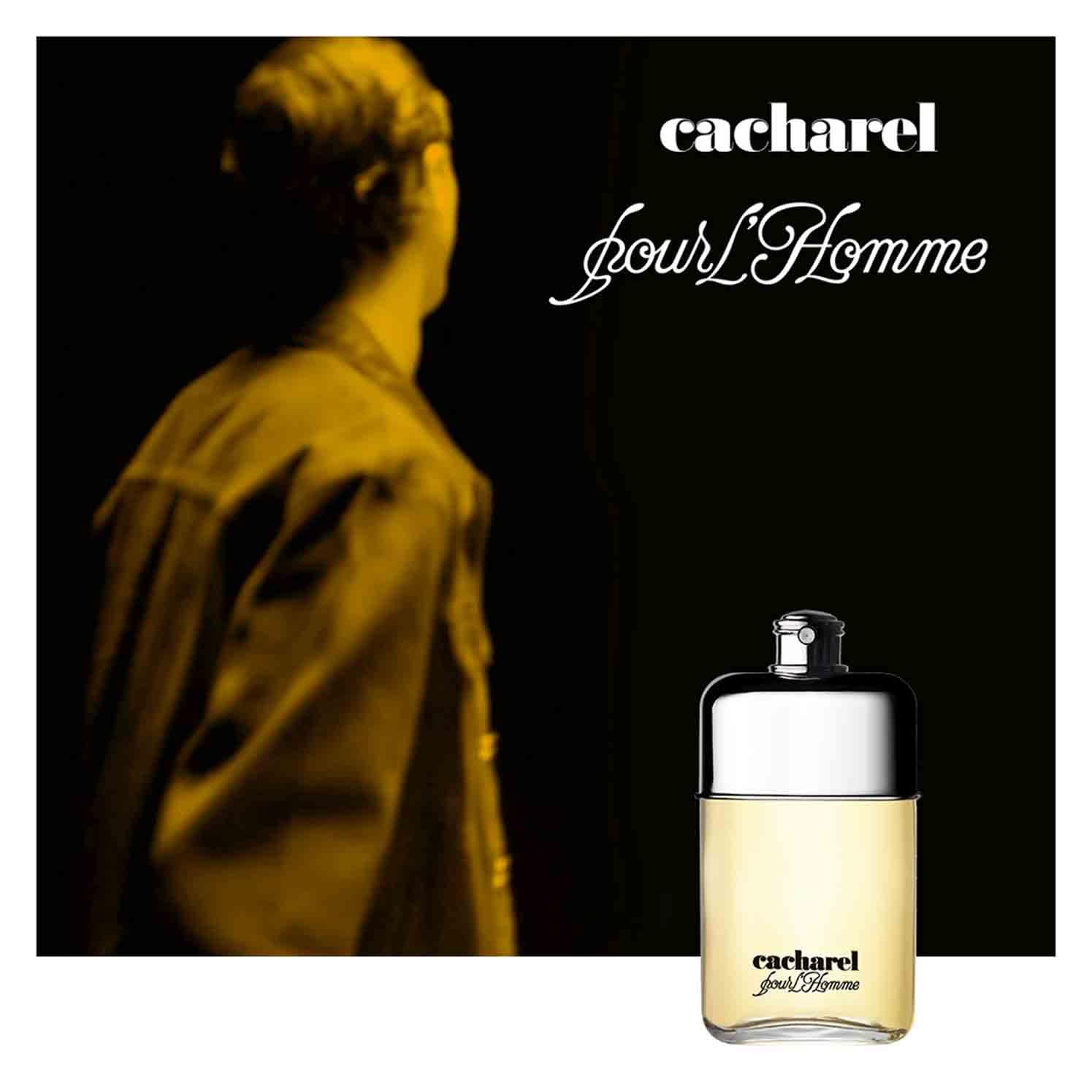 Cacharel Pour L'Homme Eau de Toilette Uomo, Profumo Uomo Intenso, Avventuroso e Misterioso, Fragranza Legnosa e Speziata, Con Bergamotto e Lavanda, A Lunga Durata, Profumo di Lusso per Uomo, 100 ml