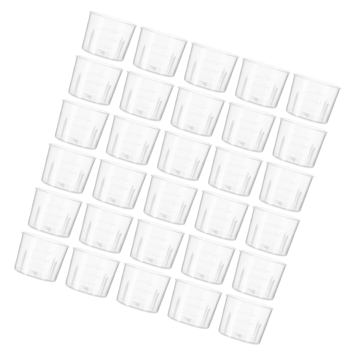 Misurino Graduato in Plastica 15ml 200 Pezzi per Laboratorio