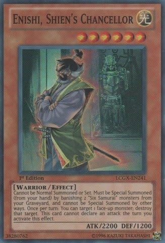 YU-GI-OH! - Enishi, el canciller de Shien (LCGX-EN241) - Colección legendaria 2 - Edición ilimitada - Super raro