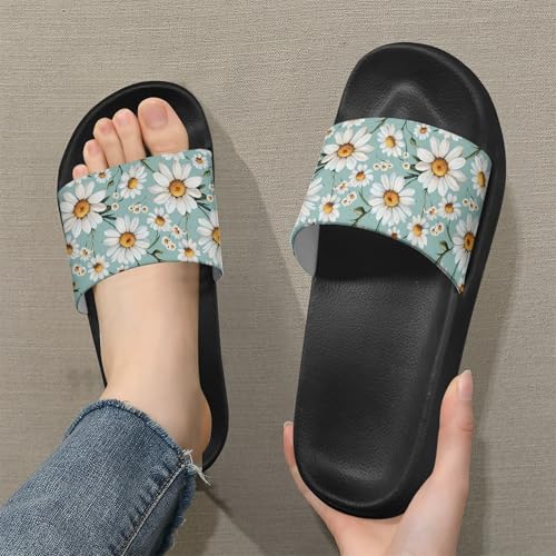Slide Sandals for Women Men Personalized Flat Slip On Slippers Unisex Beach Flip Flops Comfortable Shower Shoes2