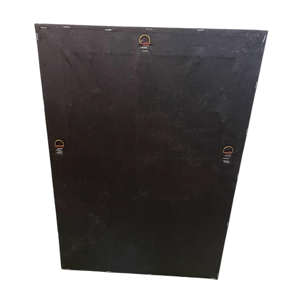 Specchio Marocchino Artigianale in Alpacca, Cornice Decorativa con Motivi Geometrici, Stile Arabo, da Parete o Appoggio, argentato 35xh50 cm