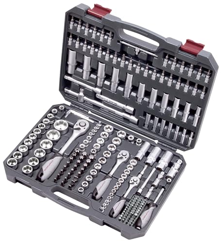 Kraftwerk Coffret d'outils universel douilles et accessoires basic-line 1/2 1/4 3/8 krafwerk - 200 pièces - 204.104.800