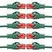 Produktbild BIGtec 10 Stück  0,5m LAN Kabel Netzwerkkabel Patchkabel Ethernet 2 x RJ45 Stecker High Speed grün kompatibel zu Cat.5 Cat.6 Cat.7 Cat.8 Switch Router Modem Patchpanel Access Point Patchfeld