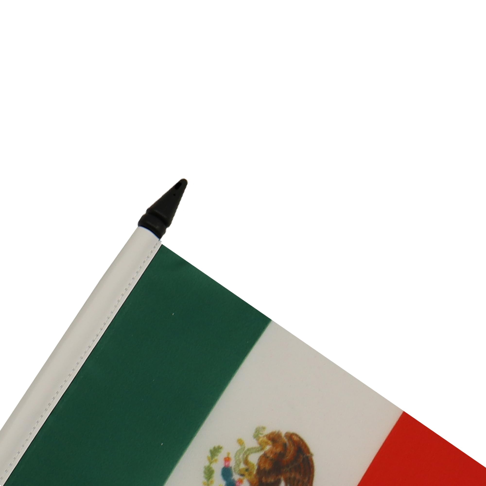 Set Di 12 Bandiere Messicane Da Tavolo Con Base Nera – Ideali Per Festa Nazionale E Decorazioni