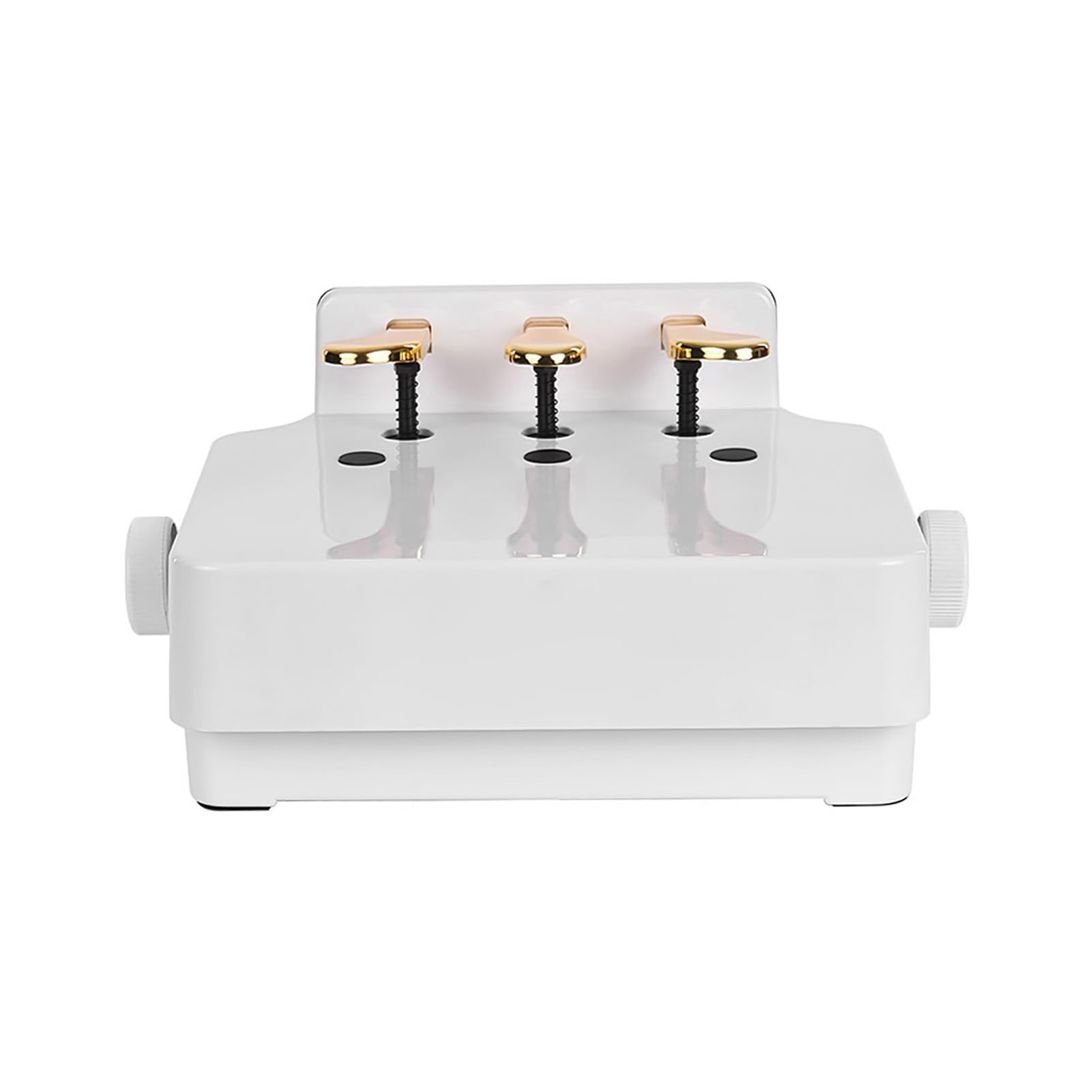 Estensore per Pedale per Pianoforte Bambini Accessorio Didattico 3 Pedali Altezza Regolabile Resistente ABS Ferro Uso Pianoforte Bianco (Bianco)