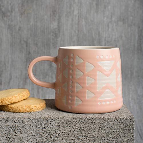 Taza de cerámica rosa 14 oz Danica Studio miniatura 3