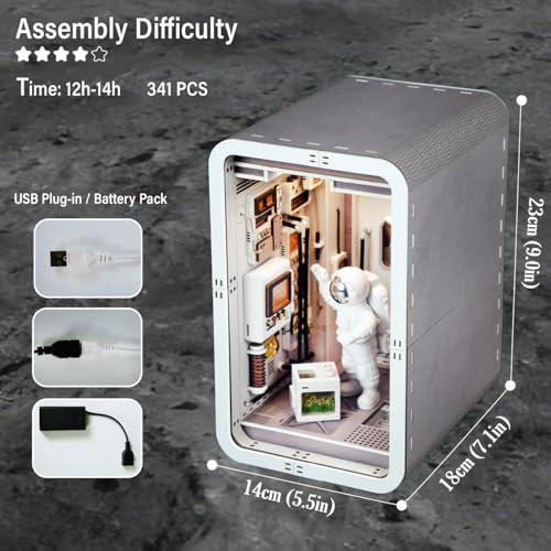 JOOHOUR Space Capsule Book Nook Kit thumbnail 2