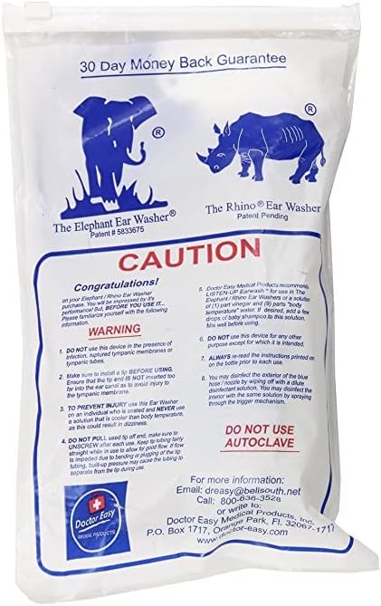 Elephant Ear Washer Bottle System by Doctor Easy