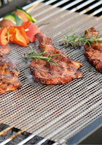 Kit com 2 Tela Grill Tapete Manta Teflon Churrasco Chapa Grelha 40x30