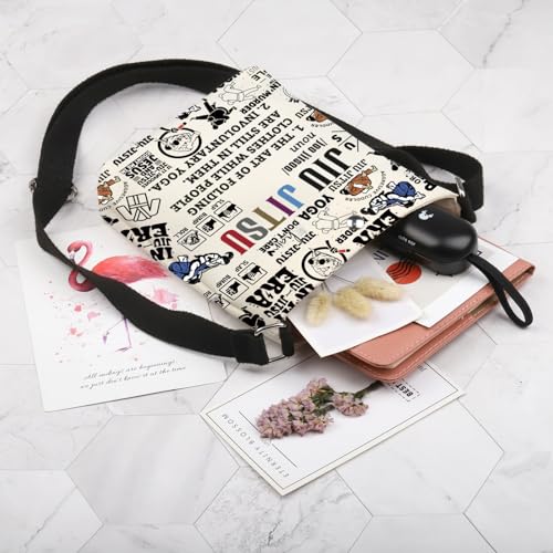 POFULL Jiu Jitsu Crossbody Bag Martial Artist Gift Judoka Gifts Martial Art Lovers Gift Combat Sport Gift Jujitsu Coach Gift3