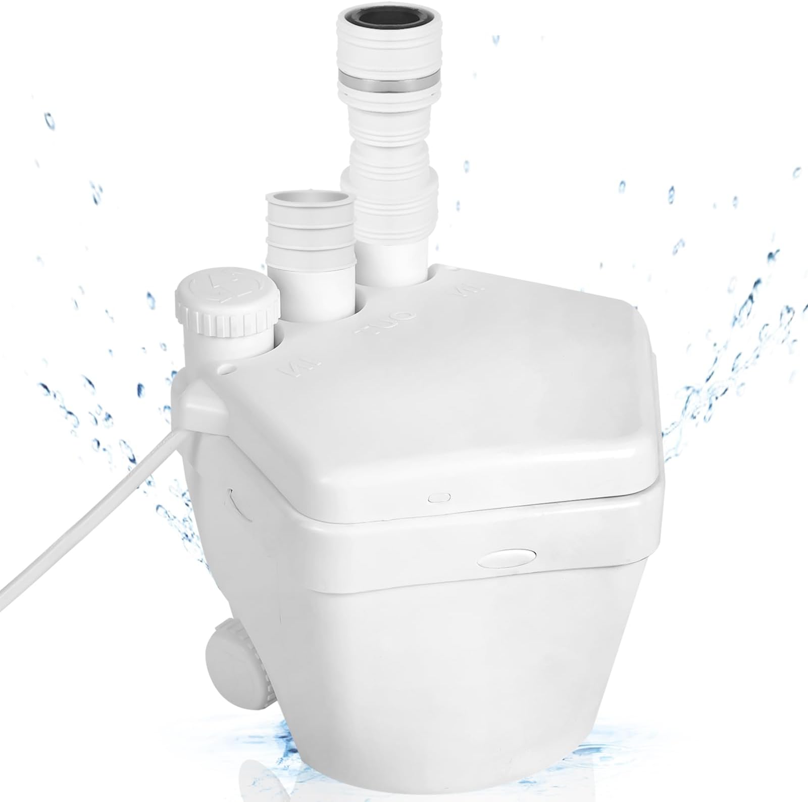 Utility Sink Pump, 500W Under-Sink Sump Pump System with Pure Copper Motor, 7000 L/H Flow, Heavy-Duty Utility/Laundry, Drain Pump, 220-240V, 50Hz