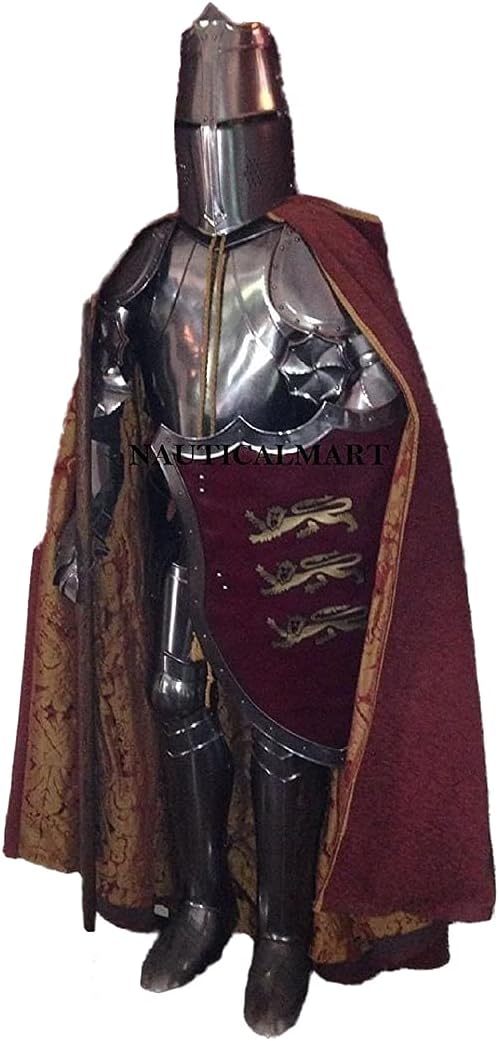NauticalMart Combat Full Suit of Armor Medieval Knight Wearable Halloween Costume - LARP