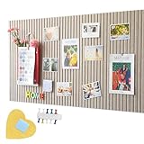 SoeUyd Lavagna Sughero da Parete, Bacheca in Sughero Autoadesiva 60x40 cm, Lavagna di Sugh...