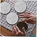 BATHVEVE 4Pcs Refractory Kiln Support Mat Durable Pottery Firing Rack High Temperature Ceramic Support Pad for Clay and Pottery Making Essential Tool for Sculpting and Kiln Use