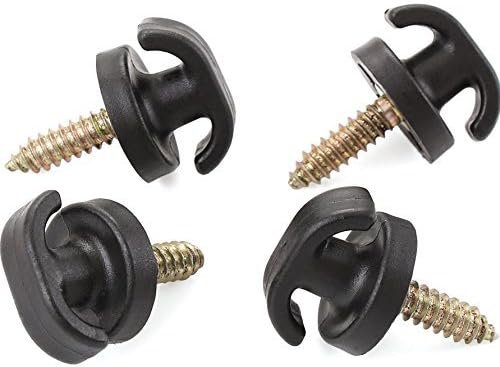 Bungee Shock Cord Hook, Cargo Net Hardware Kit- Car Rear Tunk Envelope Cargo Net Tie Down Hanging Hook Ring Loop Kit Car Clips