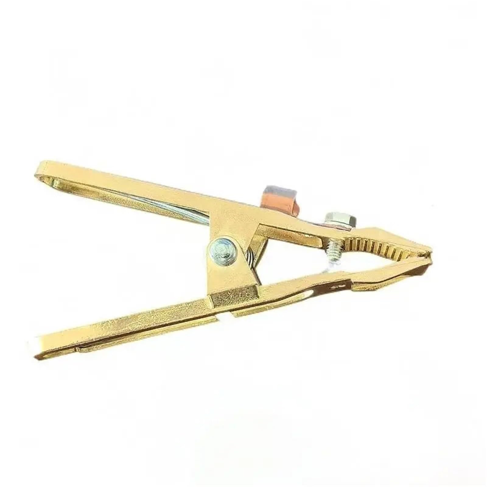 Vayeodeyu One Color Brass Welding Ground Clamp 260A A Shape Argon Arc Welder Electrode Holder Clip