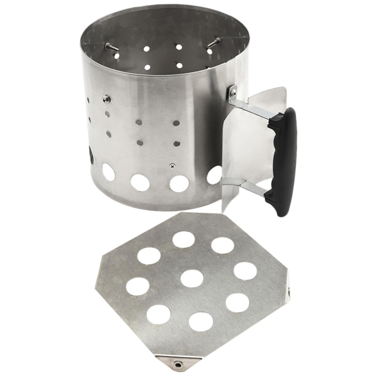 Toddmomy Accendifuoco Barbecue in Acciaio Inox per Carbonella