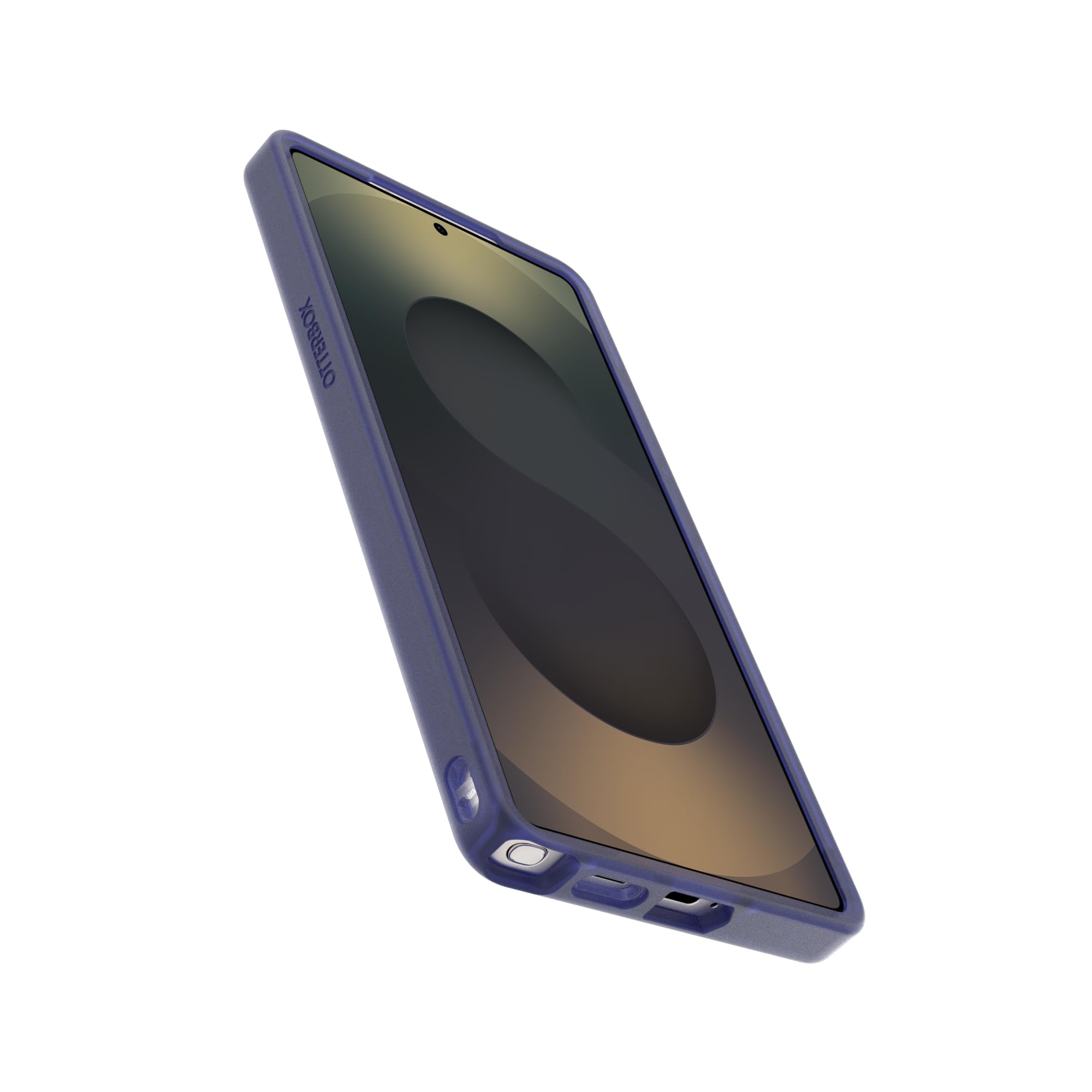 OtterBox Funda Suave al Tacto para Samsung Galaxy S25 Ultra Symmetry Series, Color Azul | Funda de silicona suave al tacto, ultrafina para Samsung Galaxy con bordes elevados y protección contra caídas