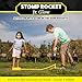 Stomp Rocket Jr Glow Rocket Launcher for Kids, 7 Rockets - Glow in The Dark Fun Backyard & Outdoor Kids Toys Gifts for Boys & Girls -Toy Soft Foam Blaster Set - Multi-Player Adjustable Launcher Stand
