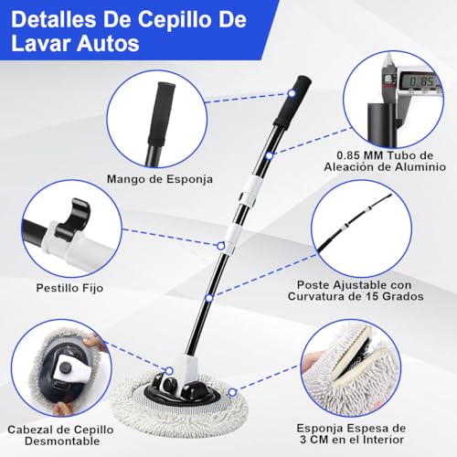 Estética Automotriz, Automotive Parts and Accessories cepillo lavar carros Marca ADILIKADII (3)