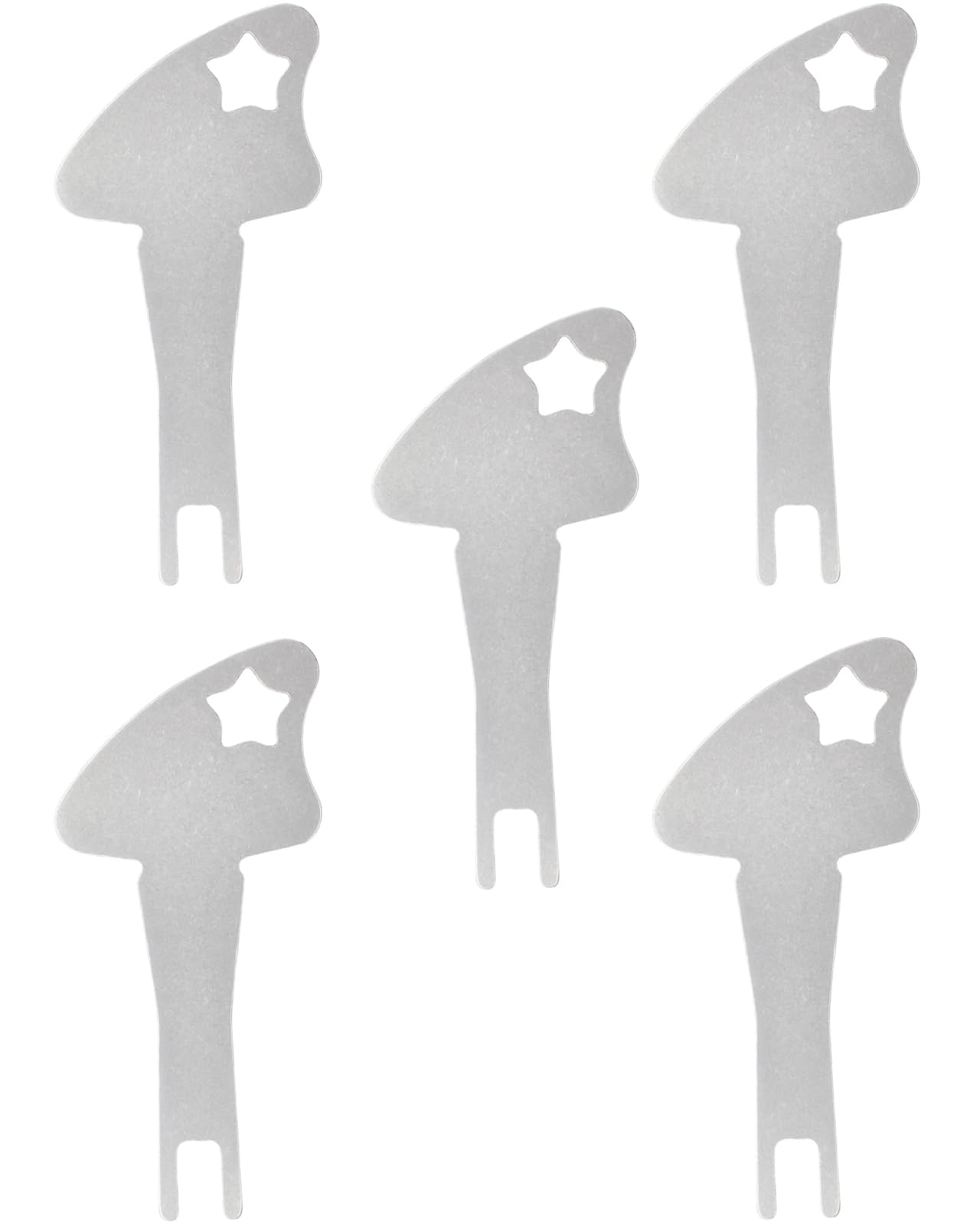 (5PCS) 500K Locking Switch Keys for Pass & Seymour 500K Tamper Resistant Electrical Switches and Heavy Duty Lockout Switches I Series - Tamper Resistant Light Keys, Lockout Light Switch Keys