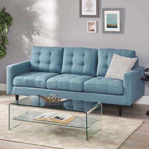 Christopher Knight Home Jenby Modern 3-Seater Sofa, Tufted Waffle...