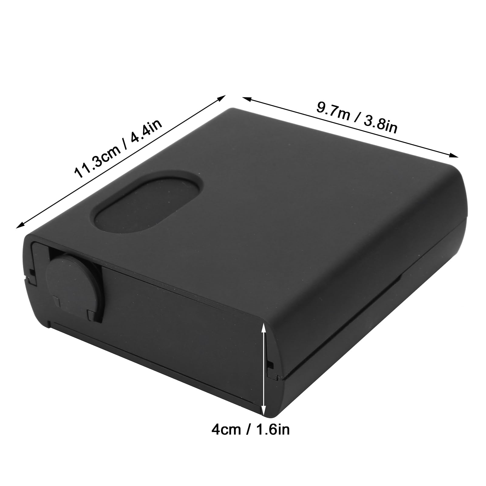 Set da Viaggio Portatile per L'igiene Orale con Kit per la Cura della Barba Scatola di Dentifricio Facile da Pulire per Viaggi di Famiglia, Design Compatto, ABS Leggero (set di rasoi neri)
