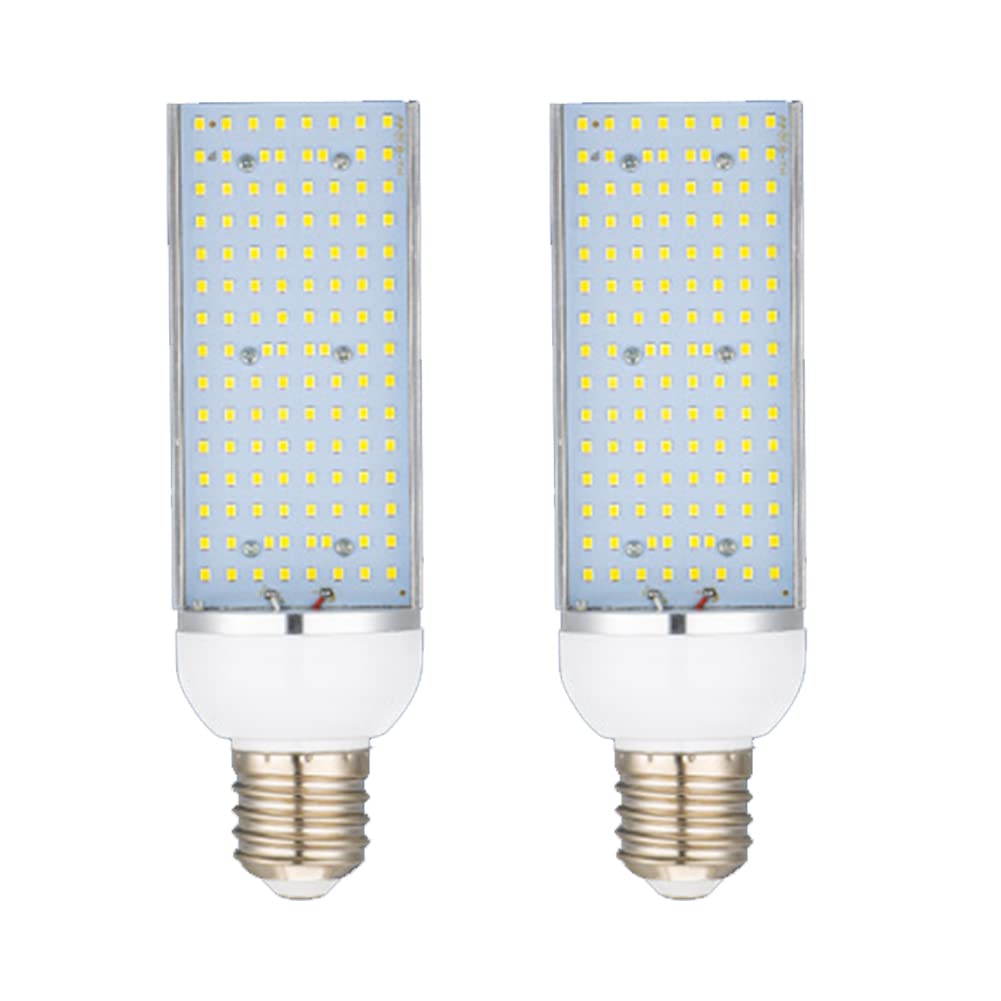 250W LED Corn Bulb E40 5000K Daylight High Bay Lighting 2 Pack 35000LM Replacement for 1000W CFI HPS Metal Halide in Street Garage Warehouse Area Energy Efficient and Long Lasting