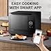 TOSHIBA 6-IN-1 Compact Steam Oven, Combi Oven Countertop with Convection Steam & Bake, Ferment, Air Fryer, Slow Cook, Smart APP Control, 36 Preset Menus and Steam Cleaning, 20L