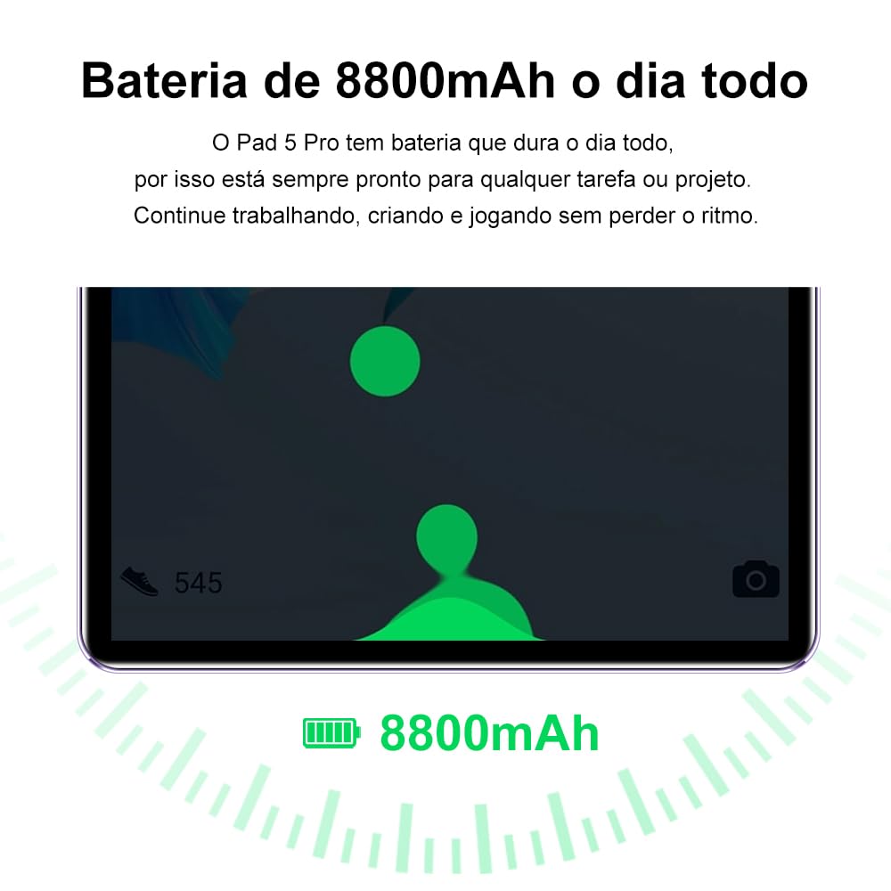 Android 13 Tablet 10,1 Polegadas Tela,12GB RAM + 512GB ROM, Dual