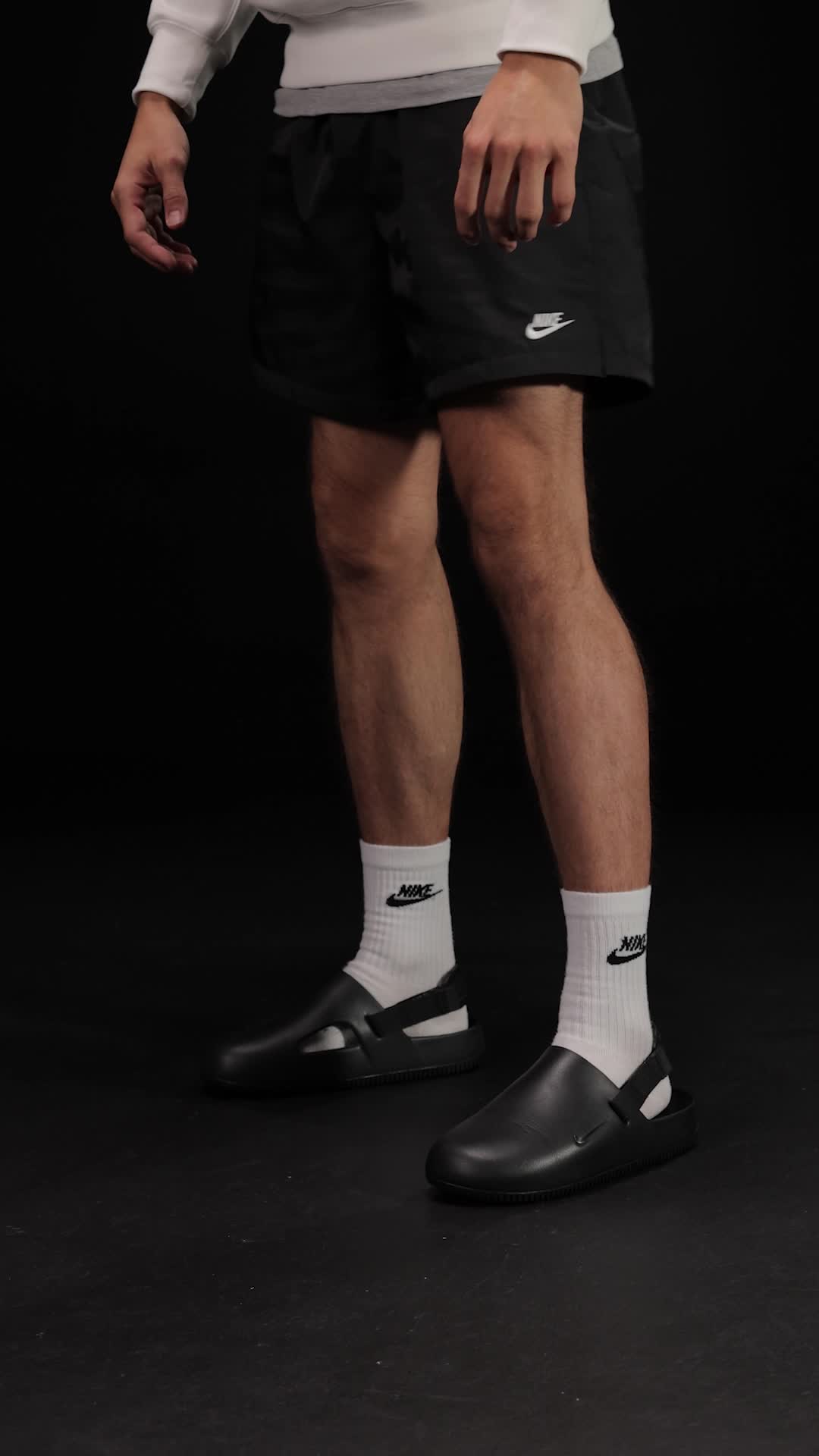 Amazon.com | Nike Men's Calm Mules, Black/Black, 10 | Mules & Clogs