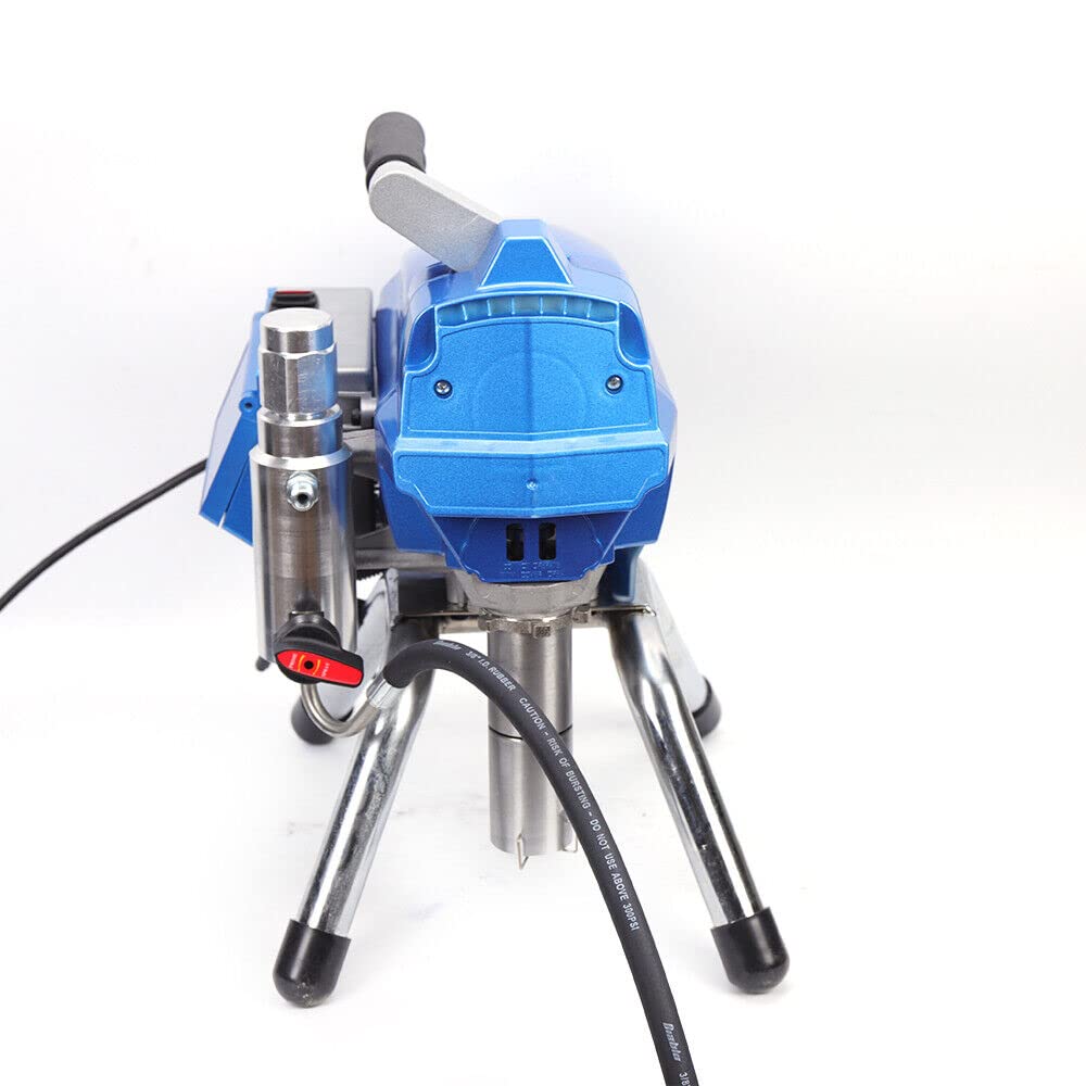 Pulverizador de pintura sin aire de alta presión, 3000 W, electrónica, sin aire, con flujo de 3,5 L/min, manguera de alta presión de 15 m para proyectos de pared, suelo y pintura