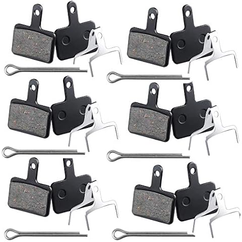 6 Pairs Bike Brake Pads, Disc Brake Pads Compatible for Shimano M315 M355 M515 M525 C501 C601 M375 M395 M415 M416 M446 M465 M475 M485 M486 And Replacement Other Same Design Bicycle Disc Brake Pads Cover