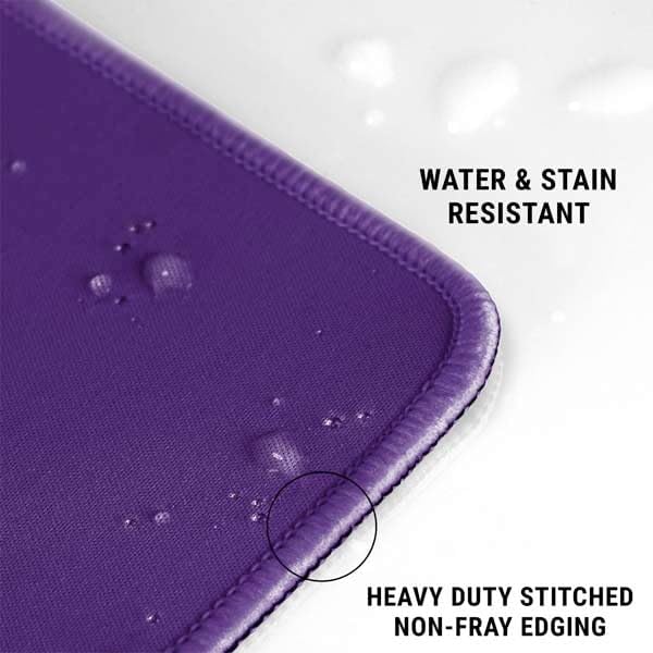 Skinit Small Gaming Mouse Pad - Officially Licensed Horned Frogs Fort Worth Design with Stitched Edges, Waterproof, Non-Slip Rubber Base, Desk Mat for Keyboard & Mouse, 12.6" x 11" inches