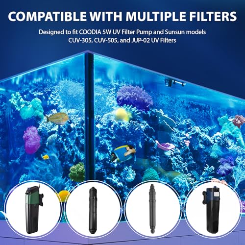 Pack de 2 Bombillas UV Tubulares 5W para Filtro de Estanque miniatura 6