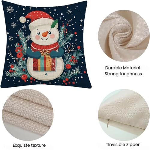 Lin housse de coussin 55x55cm imperméable grand format canapé - 5