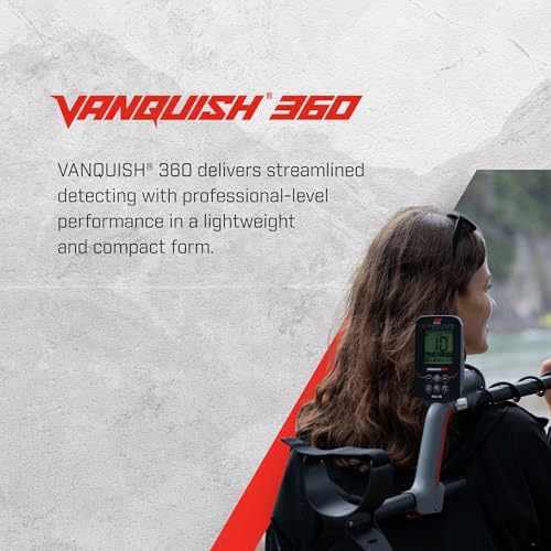Image of MINELAB Vanquish 360 Bundle, Includes Metal Detector, Digging Tool, Finds Pouch, and Gloves