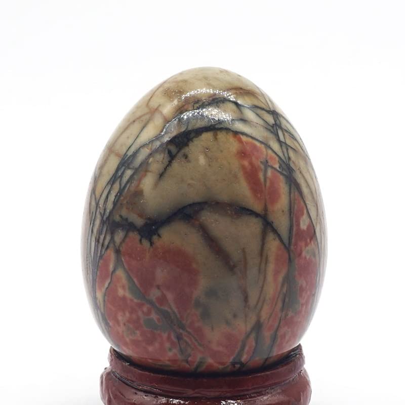 Piedra de cristal natural de 34x44mm, artesanía mineral pulida a mano 5