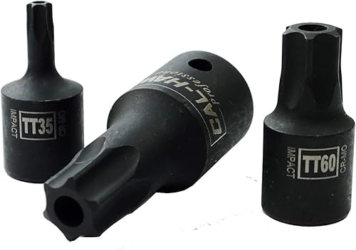 Miniatura 6 de 16 piezas IMPACT CR-MO STAR A prueba de manipulaciones TORX SOCKET TAMPER RESISTENTE PRUEBA CONDUCTOR