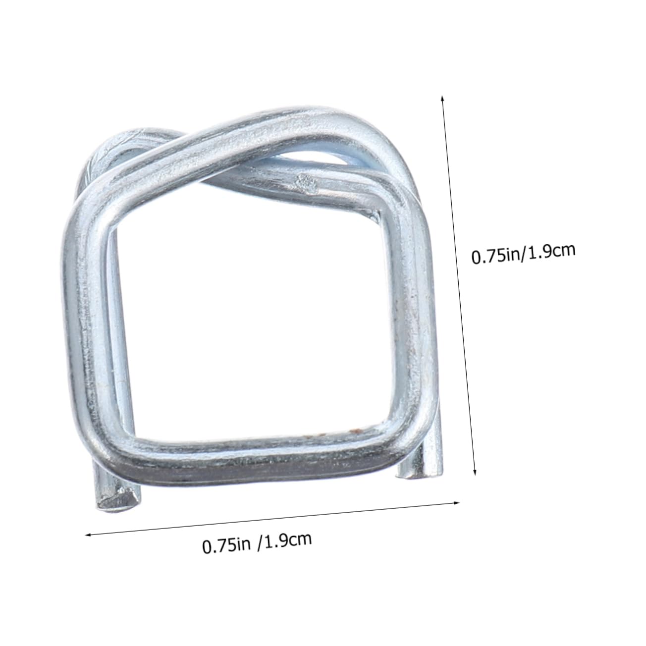 LALAFINA 50Pcs Metal Strapping Buckles for Packing and Luggage Durable Replacement Waist Belt Buckles for Straps Heavy Duty Buckles