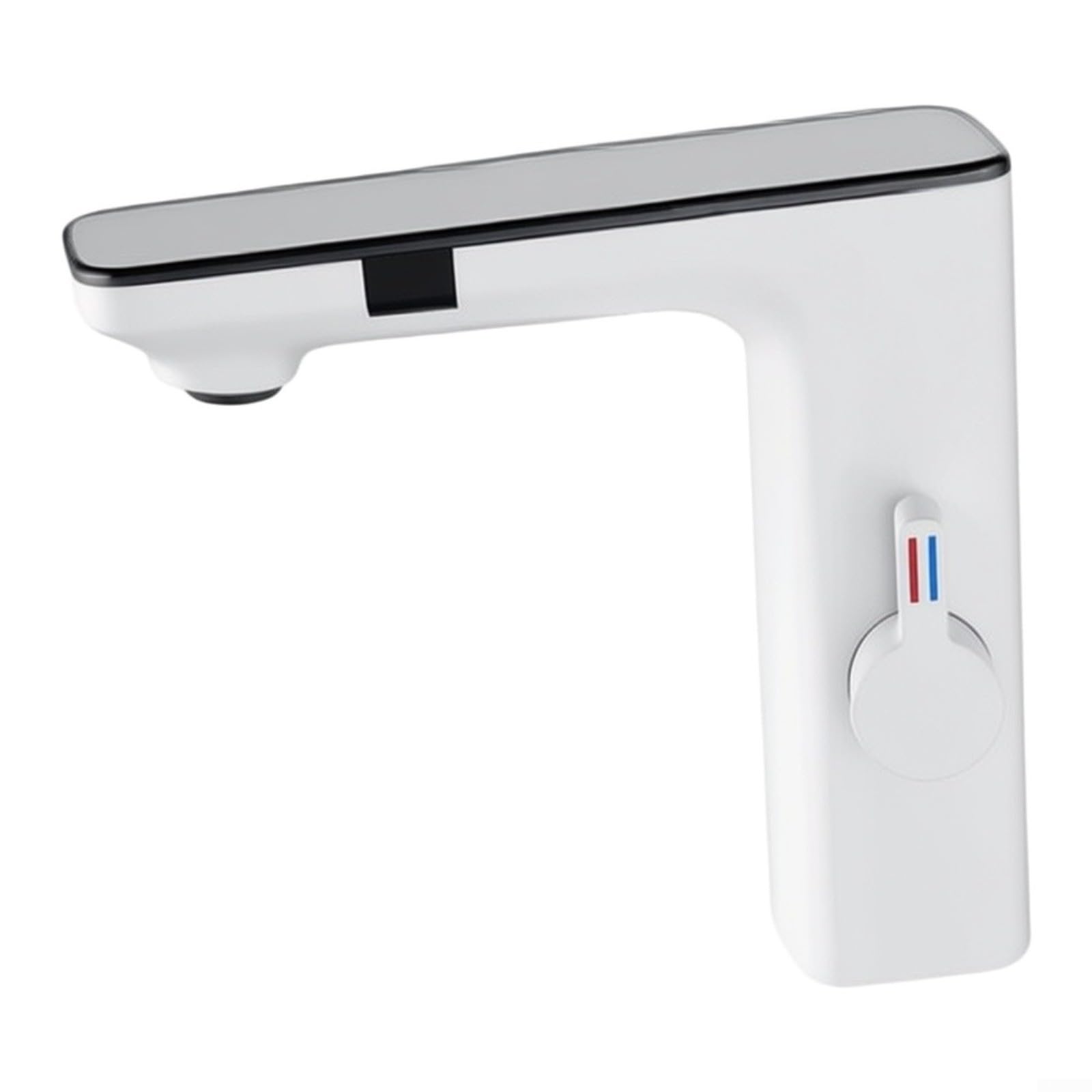 Grifo de baño con sensor sin contacto con pantalla de temperatura