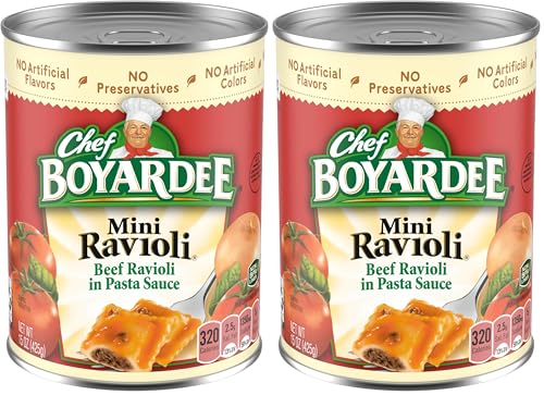 Image of Chef Boyardee Mini Beef Ravioli In Tomato & Meat Sauce, 15 Oz (Pack of 2)