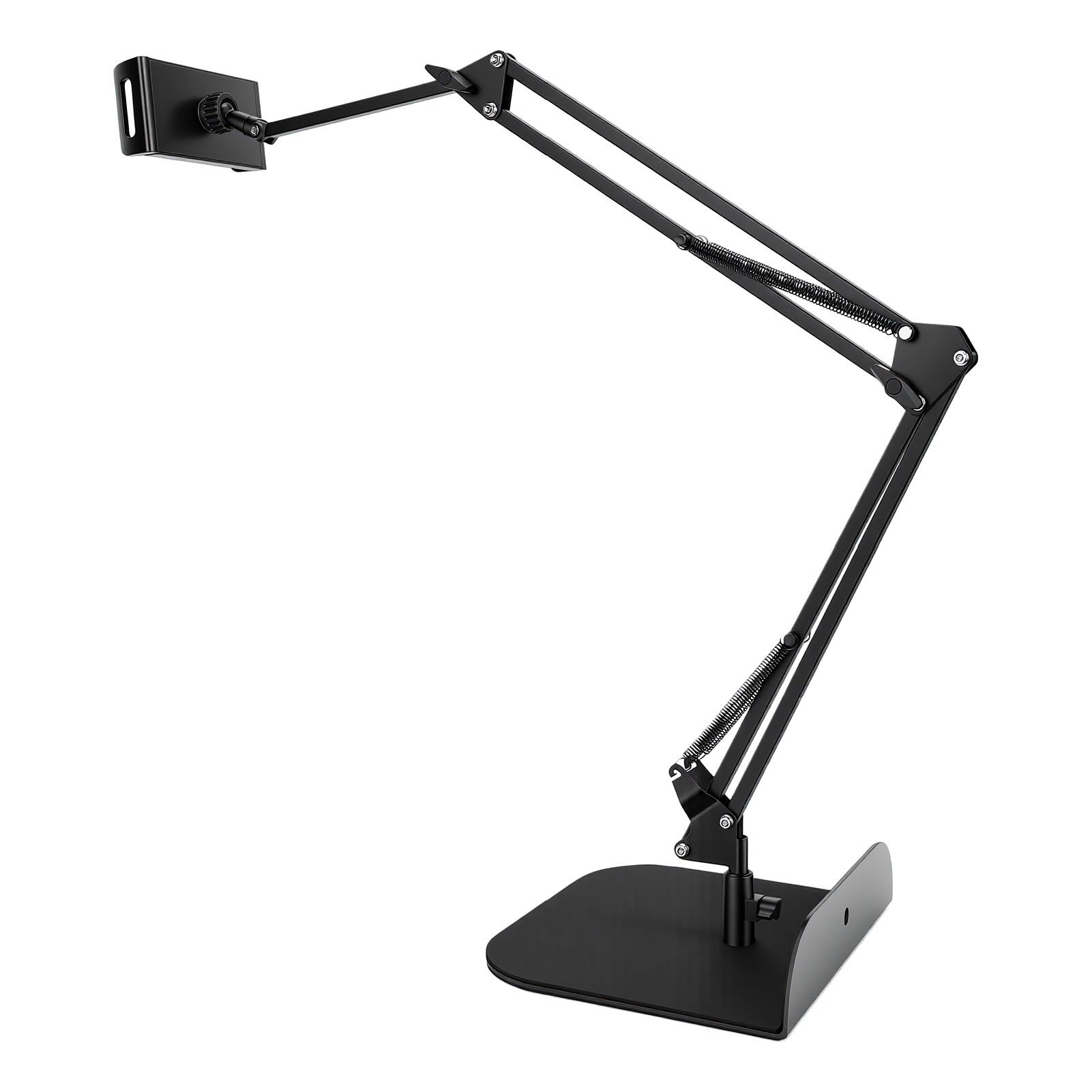 Cosiki Soporte Ajustable para Teléfono de Cama con Control Remoto para una Fácil Visualización en Casa, Soporte Estable para Tableta para sofá y Escritorio, Acero de Aleación de Carbono