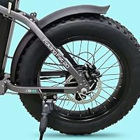 DME Bike, Vulcano S-Type, (Blu) Bicicletta Fat-Bike Elettrica Pieghevole a  Pedalata Assistita 20\